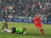 Radość Tomasza Zahorskiego (Górnik) po strzeleniu gola na 1:0