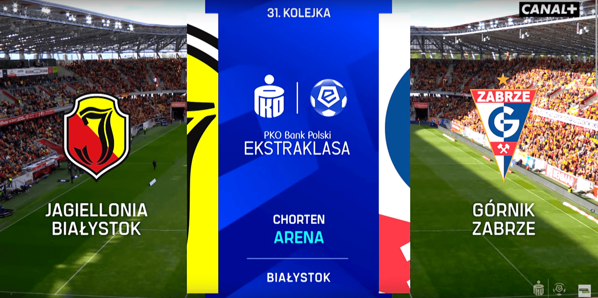 Skrót meczu Jagiellonia Białystok – Górnik Zabrze