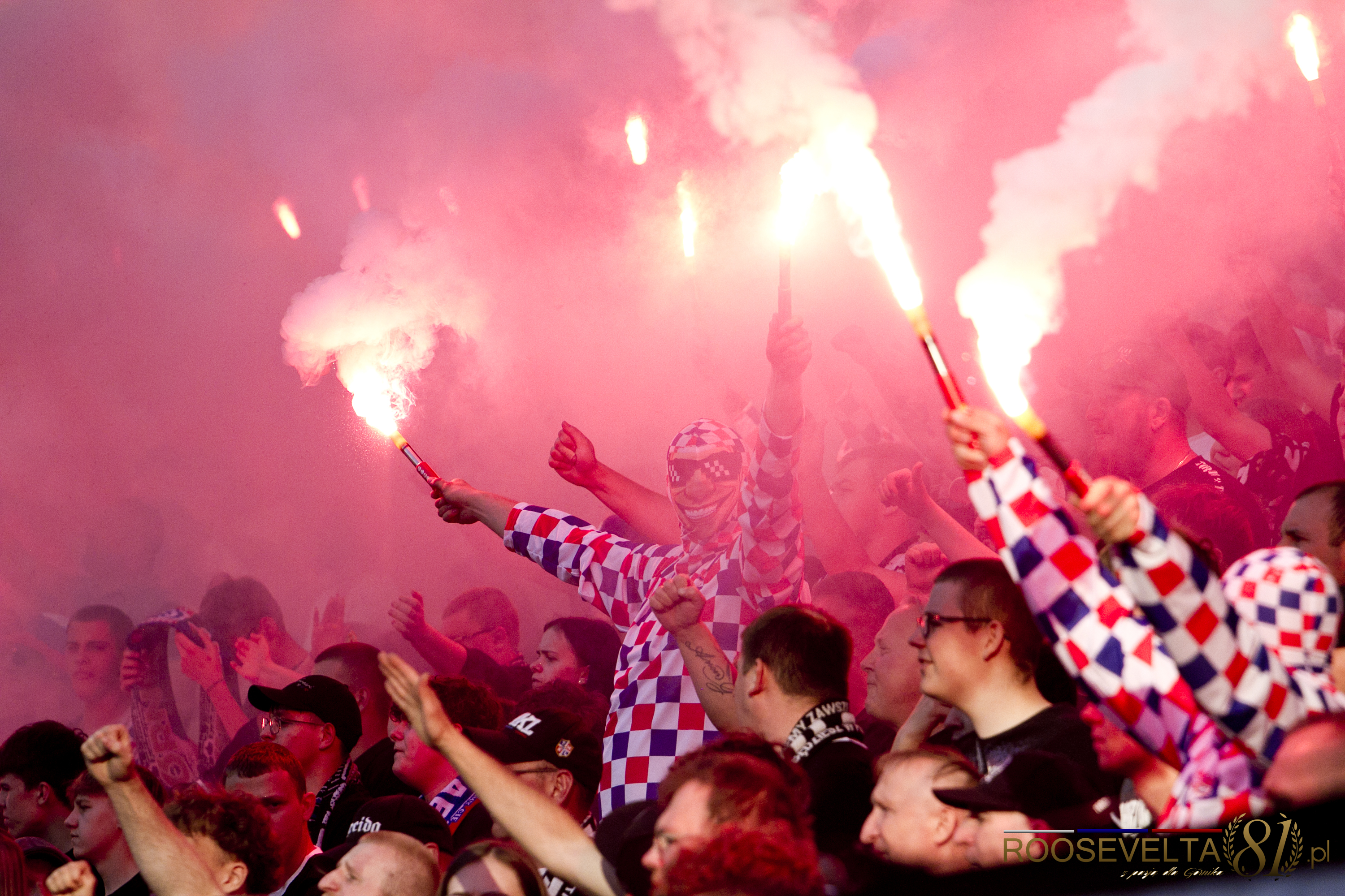 Zbiórka na potrzeby Ultras Górnik w trakcie meczu z Wisłą Kraków
