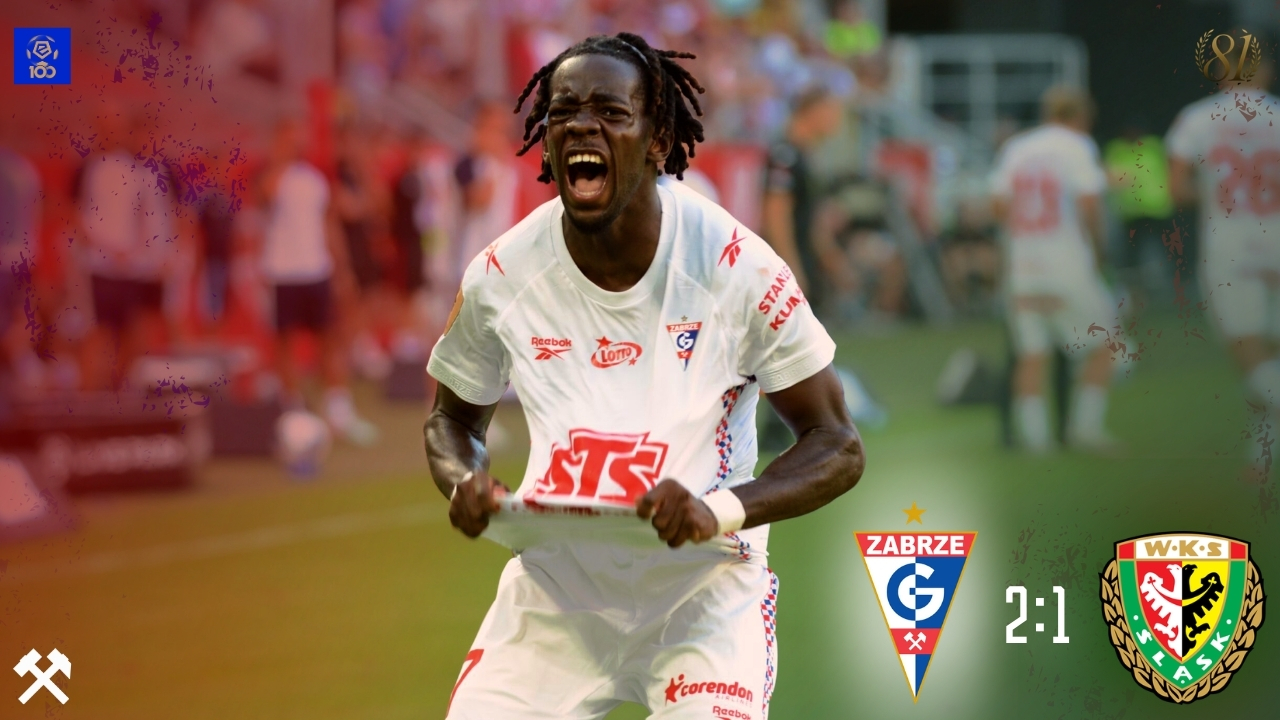 Nigdy się nie poddawaj! Kulisy meczu Górnik Zabrze - Śląsk Wrocław z perspektywy murawy.